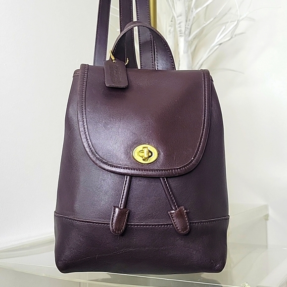 Coach Vintage Brown Daypack  H7I-9960 Turkey Bag 🤎🤎 - Picture 4 of 17